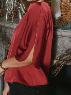 Sale Liora Heavy Sateen Blouse 165567 Bluser & Skjorter