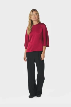 Sale Liora Heavy Sateen Blouse 165567 Bluser & Skjorter
