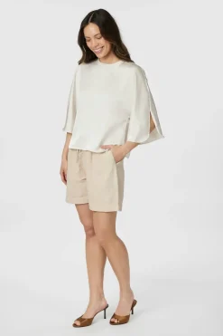 Neo Noir Bluser & Skjorter<Liora Heavy Sateen Blouse 165567