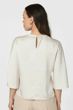 Neo Noir Bluser & Skjorter<Liora Heavy Sateen Blouse 165567