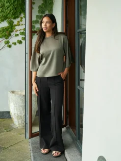 Neo Noir Bluser & Skjorter<Liora Heavy Sateen Blouse 165567