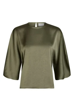 Neo Noir Bluser & Skjorter<Liora Heavy Sateen Blouse 165567