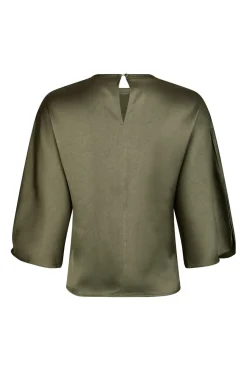 Neo Noir Bluser & Skjorter<Liora Heavy Sateen Blouse 165567