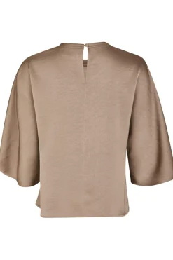 Neo Noir Bluser & Skjorter<Liora Heavy Sateen Blouse 165567