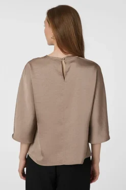Neo Noir Bluser & Skjorter<Liora Heavy Sateen Blouse 165567