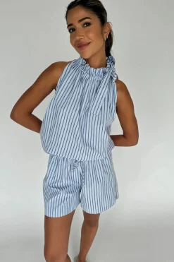 Continue Sæt 🛍️|Shorts<Lis Shorts Stripe 14907