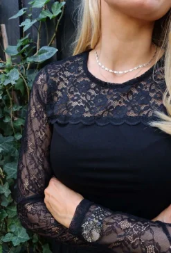 New Lisa Ls Lace Blouse 2 22277 Bluser & Skjorter