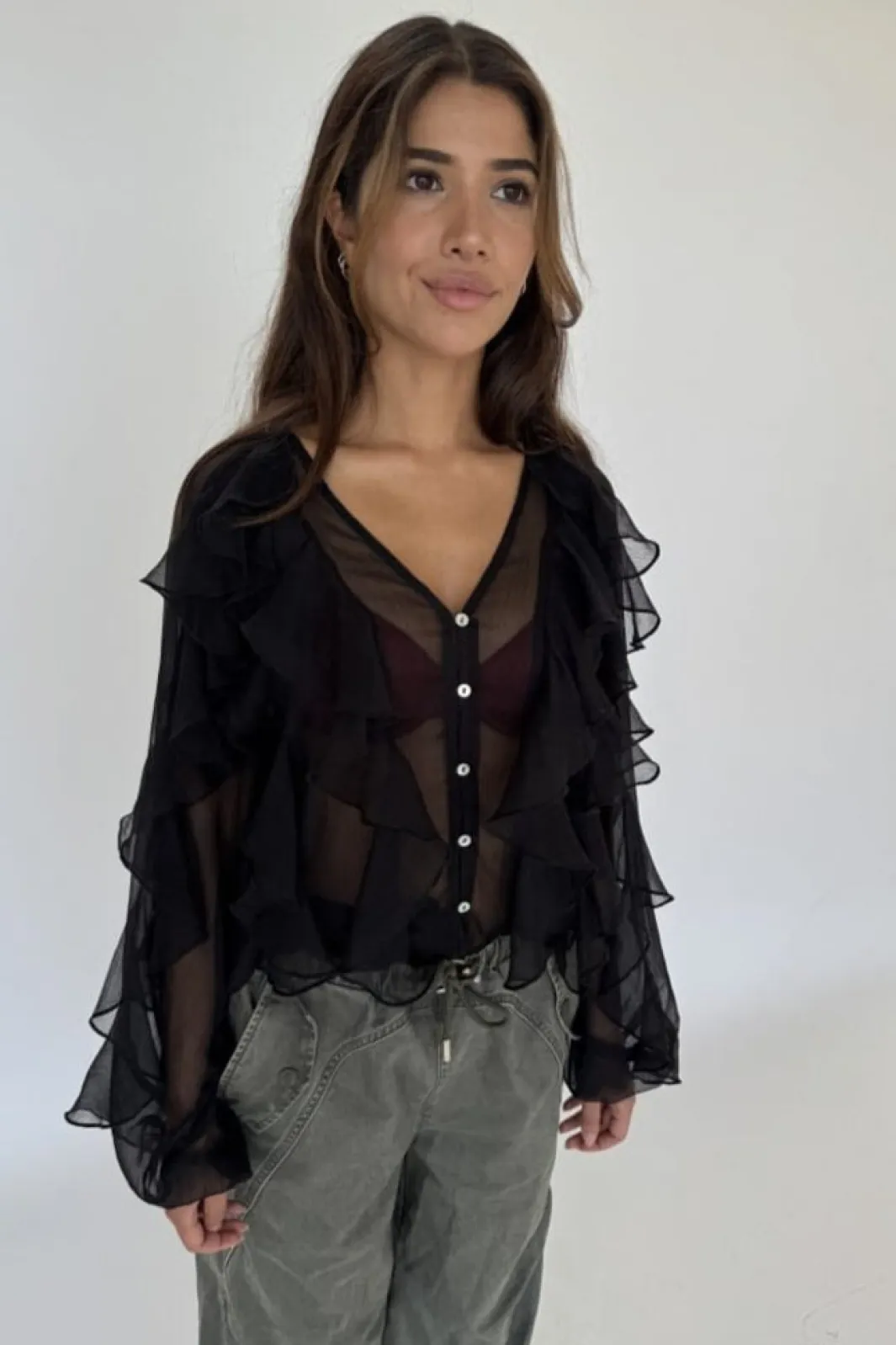 Sale Lissa Flounce B 14997 Bluser & Skjorter