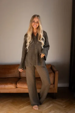 Online Liva Knit Pants 167101 Sæt 🛍️|Bukser, Jeans & Leggings