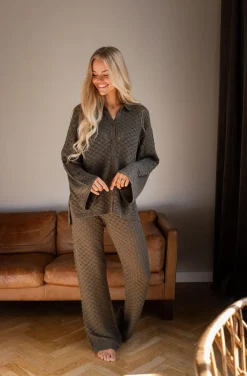 Online Liva Knit Pants 167101 Sæt 🛍️|Bukser, Jeans & Leggings