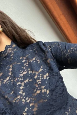 Neo Noir Bluser & Skjorter<Liza Laceflower Blouse