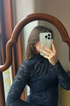 Neo Noir Bluser & Skjorter<Liza Laceflower Blouse