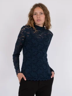 Neo Noir Bluser & Skjorter<Liza Laceflower Blouse