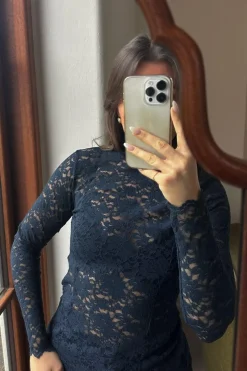 Neo Noir Bluser & Skjorter<Liza Laceflower Blouse