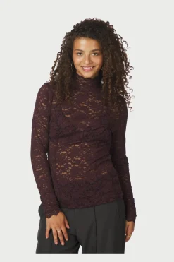 Neo Noir Bluser & Skjorter<Liza Laceflower Blouse 161473