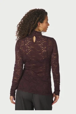 Neo Noir Bluser & Skjorter<Liza Laceflower Blouse 161473