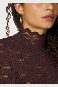 Neo Noir Bluser & Skjorter<Liza Laceflower Blouse 161473