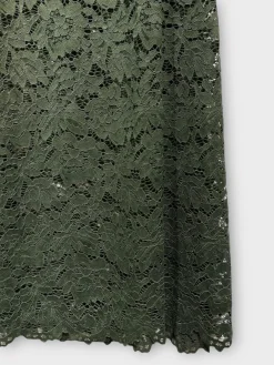 A-bee Nederdele<Long Flower Lace Skirt _-W_