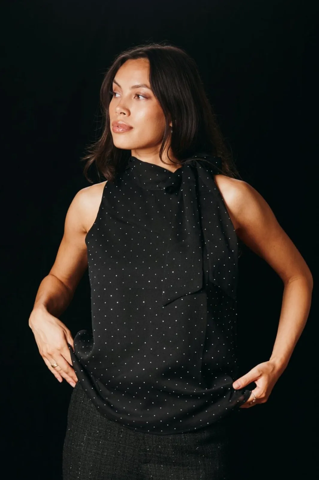 Neo Noir T-Shirts & Toppe<Lorelei Bedazzled Top 166983