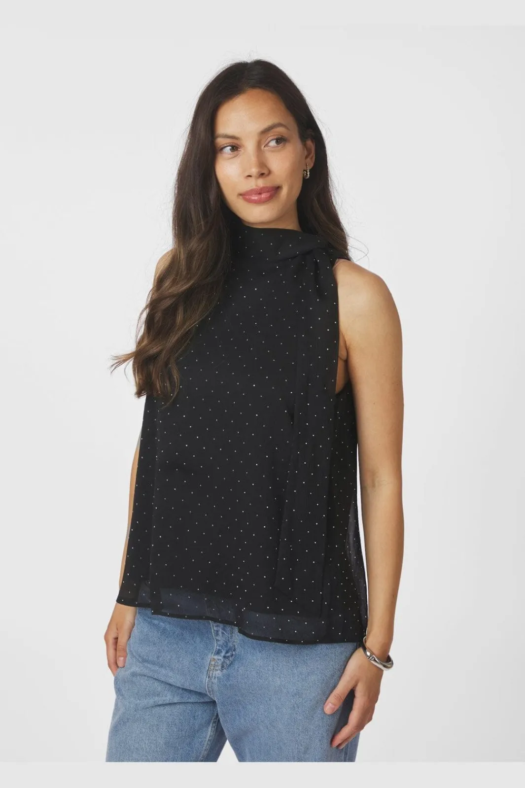 Neo Noir T-Shirts & Toppe<Lorelei Bedazzled Top 166983