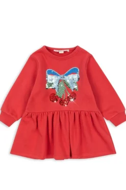 Børn Konges Sløjd Kjoler<Lou Sequin Sweat Dress Ocs Ks103864