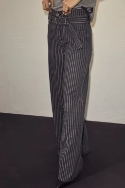 Lou Stripe Belt Jeans HL10175 Bukser, Jeans & Leggings