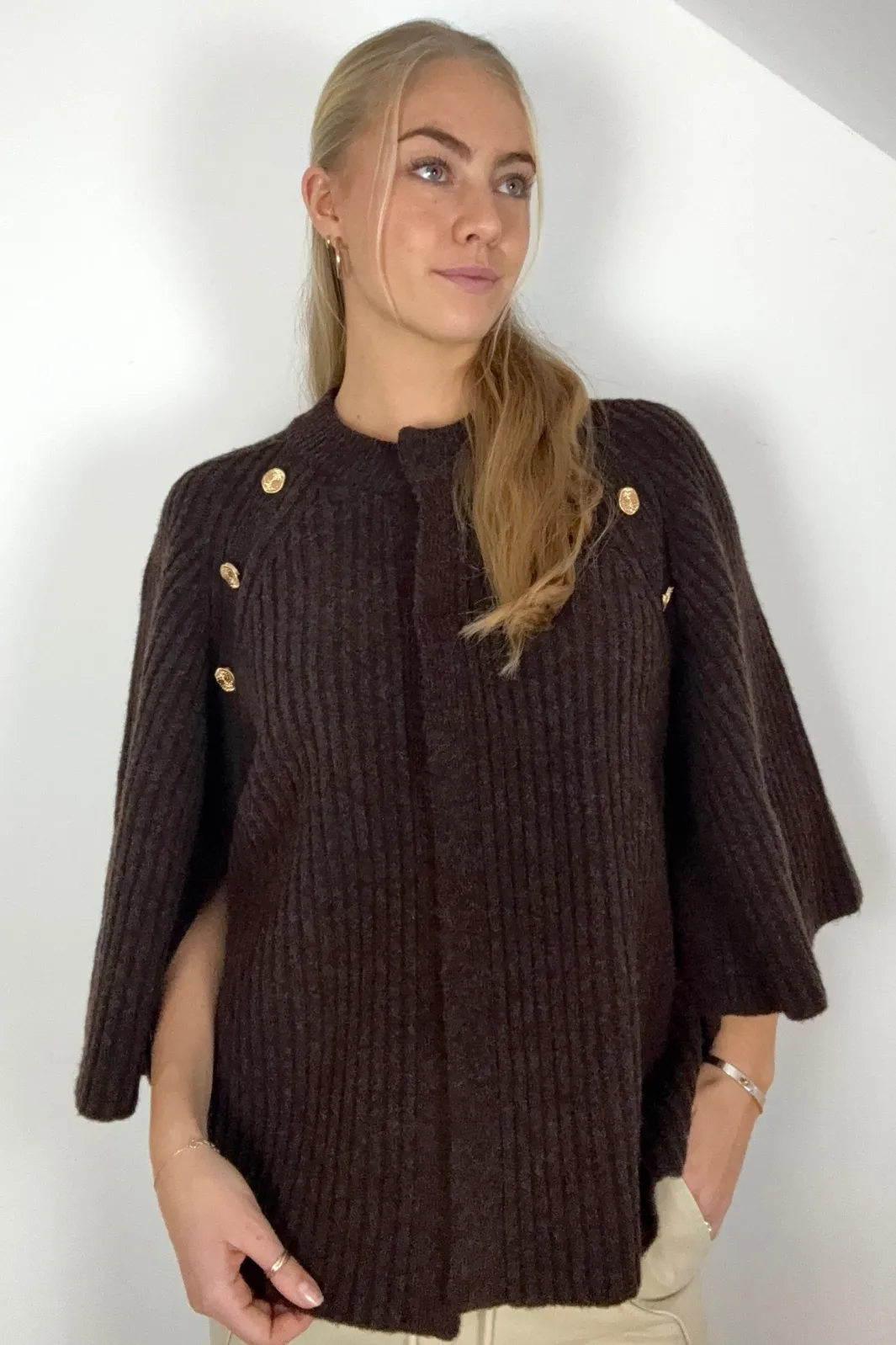 Continue Strik|Bluser & Skjorter<Louis Cape 15100