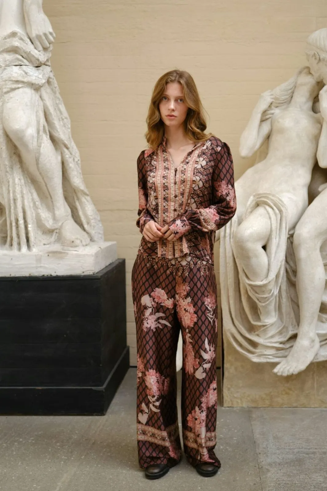 Neo Noir Sæt 🛍️|Bukser, Jeans & Leggings<Lunet Botanical Border Pants 167030