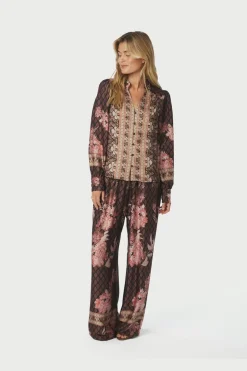 Neo Noir Sæt 🛍️|Bukser, Jeans & Leggings<Lunet Botanical Border Pants 167030