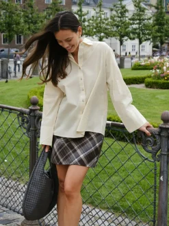 Neo Noir Nederdele<Lunna Check Skirt 165705