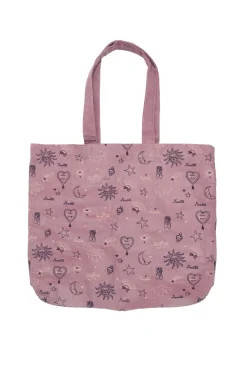 Maanesten Tasker & Punge<Magic Corduroy Totebag Purple Theatre Magic