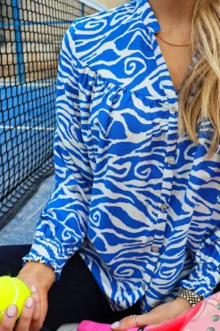 Liberte Bluser & Skjorter|Ammevenligt Tøj<Mag-Ls-Vneck-Shirt 22054