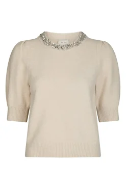 Outlet Maia Stone Knit Blouse 162914 Strik|Bluser & Skjorter