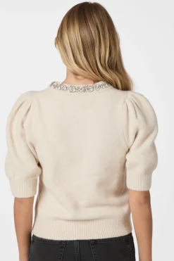 Outlet Maia Stone Knit Blouse 162914 Strik|Bluser & Skjorter