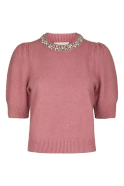 Neo Noir Strik|Bluser & Skjorter<Maia Stone Knit Blouse 162914