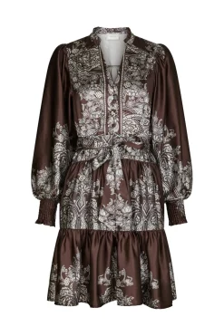 Sale Malfida Paisley Border Dress 166210 Kjoler