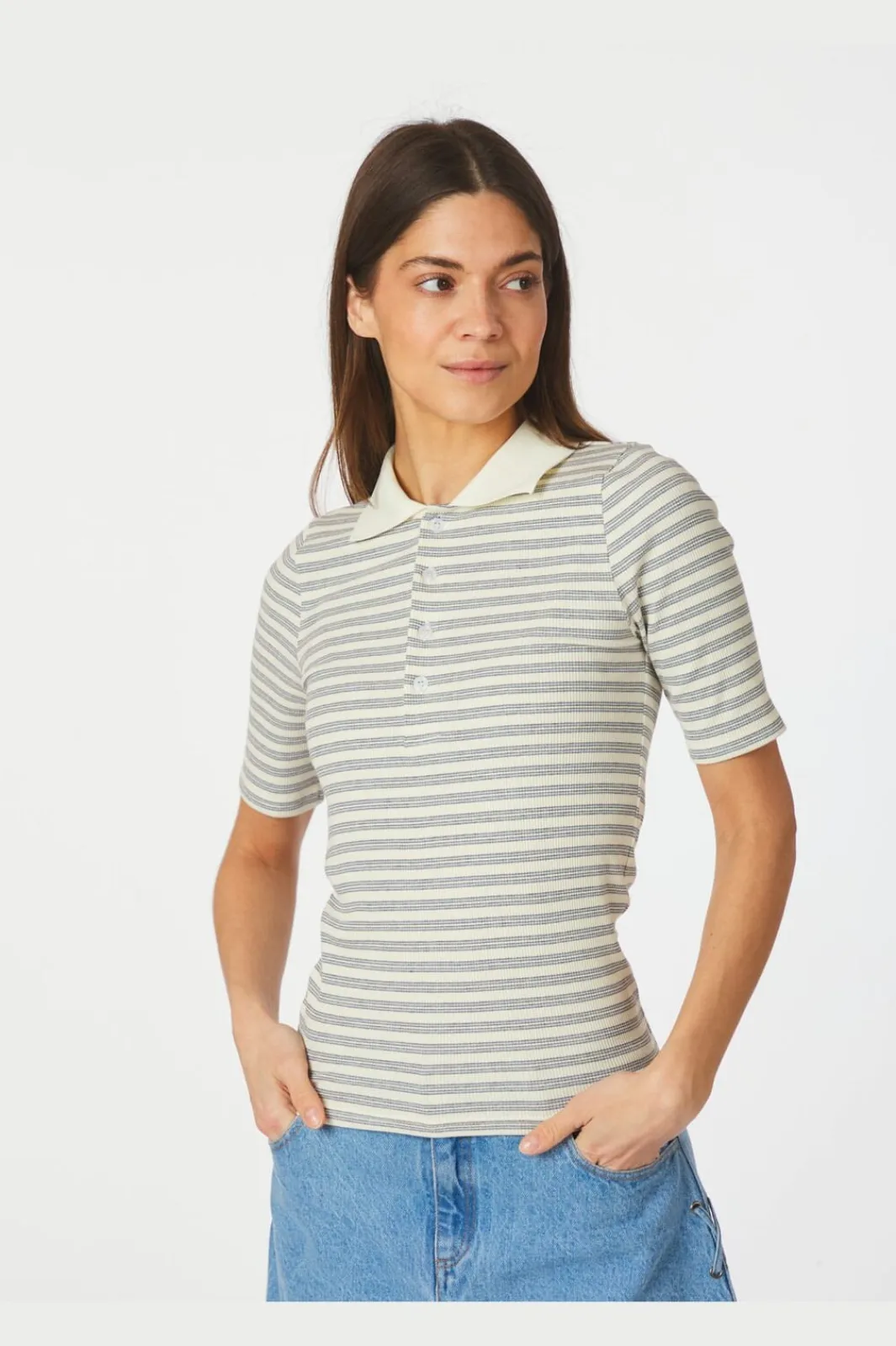 Neo Noir Bluser & Skjorter<Manama Stripe Blouse 165287