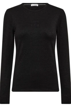 Co´Couture Bluser & Skjorter<Mannycc Lurex Emb L/S Tee 33210