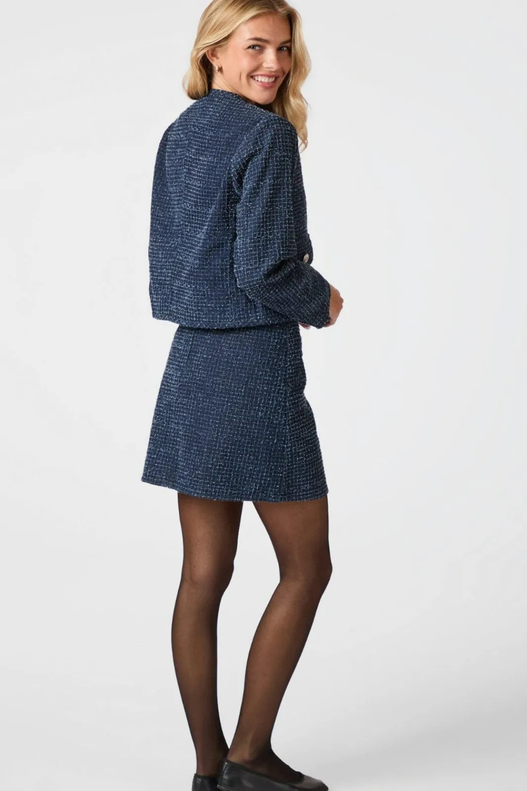 Neo Noir Overtøj & Jakker<Manua Denim Structure Jacket 164145