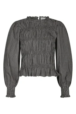Neo Noir Bluser & Skjorter<Marcia Check Blouse 166893