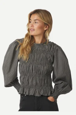 Neo Noir Bluser & Skjorter<Marcia Check Blouse 166893