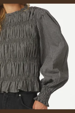 Neo Noir Bluser & Skjorter<Marcia Check Blouse 166893