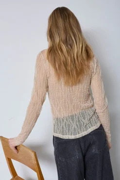Co´Couture Bluser & Skjorter<Marcycc Mesh O-Blouse 43043