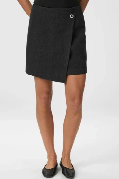 Neo Noir Sæt 🛍️|Nederdele<Marisi Herringbone Skirt 165687