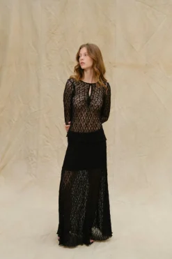 Neo Noir Sæt 🛍️|Nederdele<Mariya Lace Skirt 165926