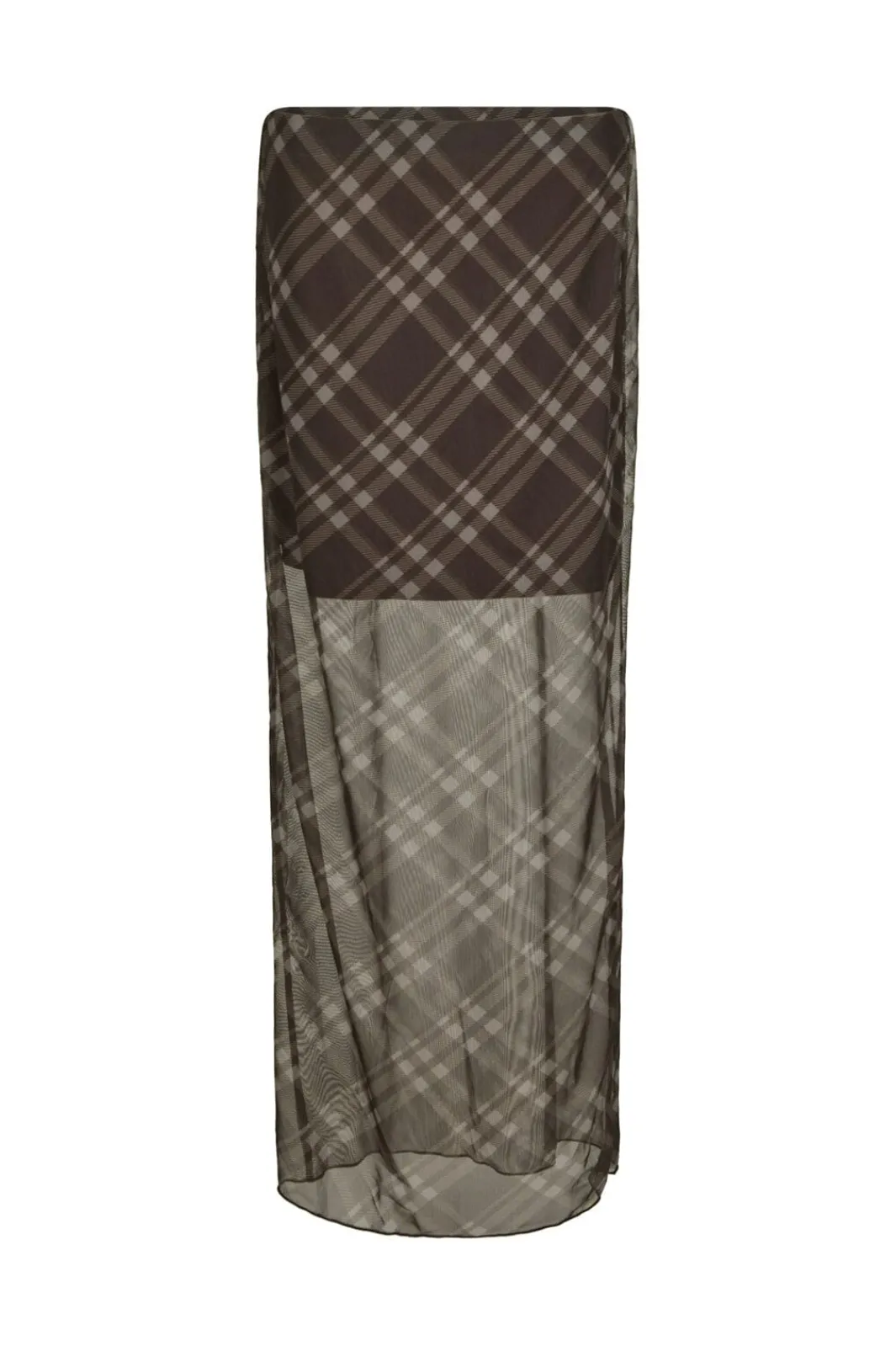 Outlet Marlise Check Mesh Skirt 167207 Nederdele