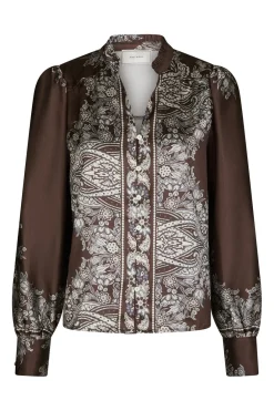 Hot Massima Paisley Border Blouse 160960 Sæt 🛍️|Bluser & Skjorter