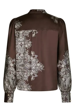 Hot Massima Paisley Border Blouse 160960 Sæt 🛍️|Bluser & Skjorter