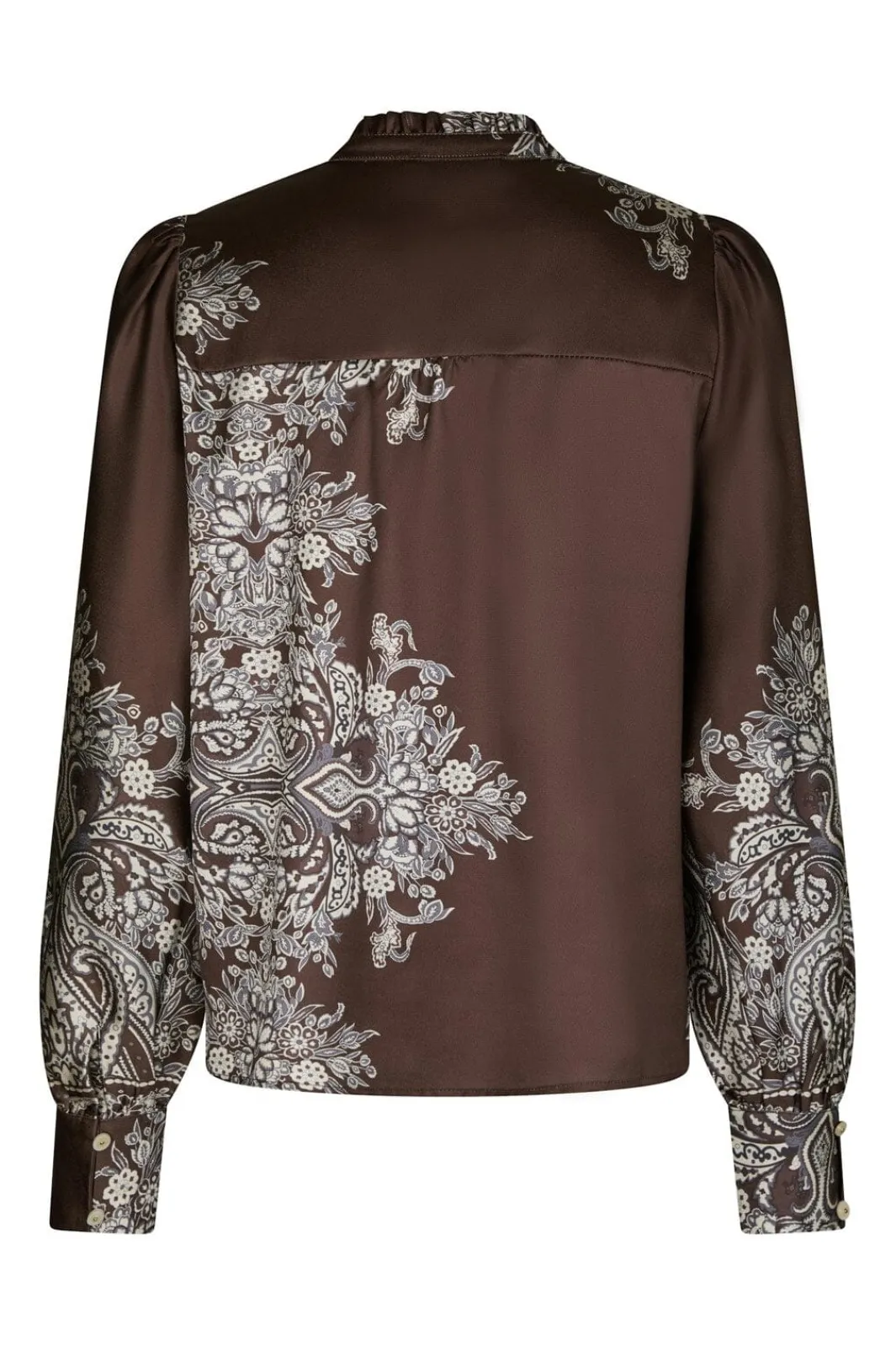 Hot Massima Paisley Border Blouse 160960 Sæt 🛍️|Bluser & Skjorter