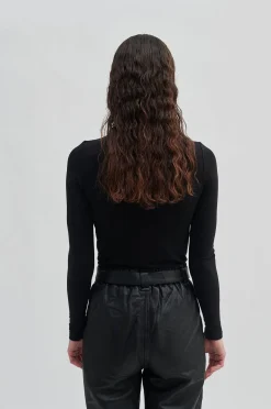 Second Female Bluser & Skjorter<Matima T-Neck Tee 55201